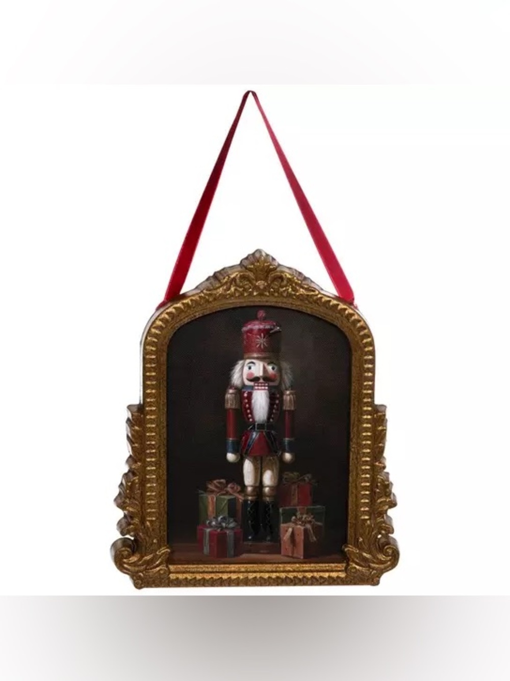 Ornate Nutcracker Wood Decor